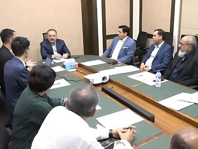 electric taxi project sindh senior minister meets automaker representatives