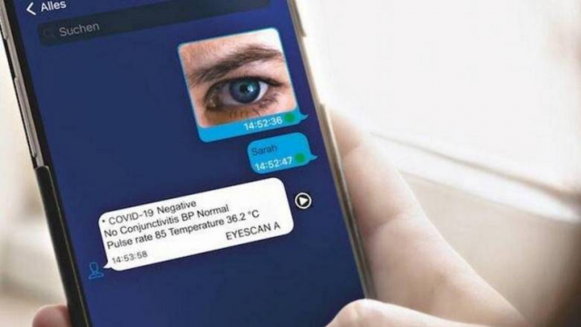 eye scan app can detect coronavirus in three minutes eye scan app can detect coronavirus in three minutes