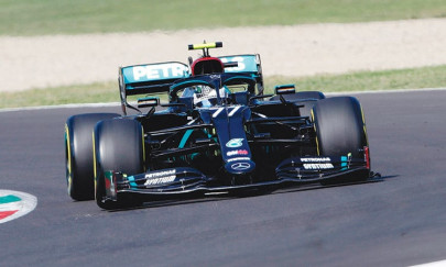 bottas completes practice sweep at mugello