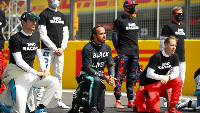 formula one scraps knee taking ritual before races formula one scraps knee taking ritual before races