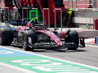 zhou edges verstappen in f1 testing