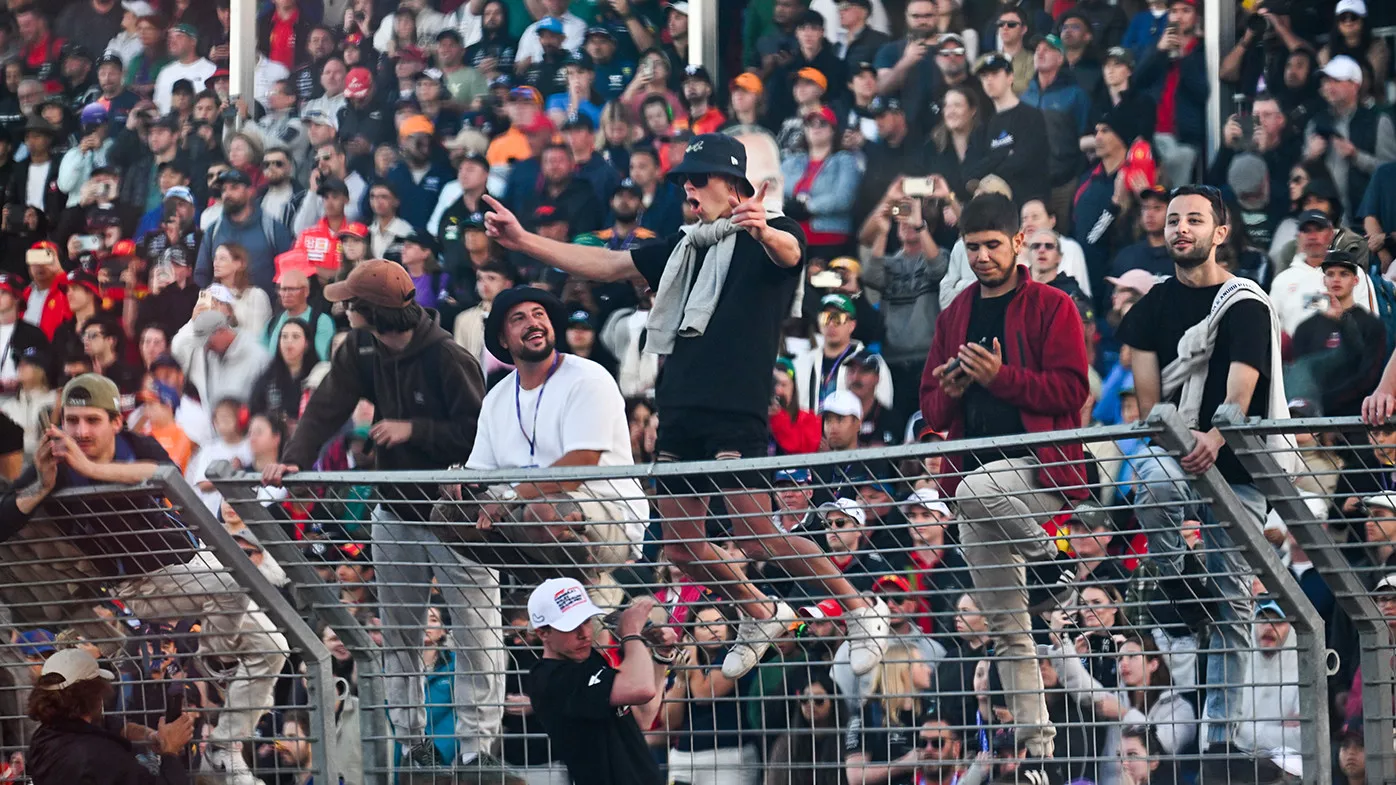 australian f1 chief vows investigation after track invasion australian f1 chief vows investigation after track invasion