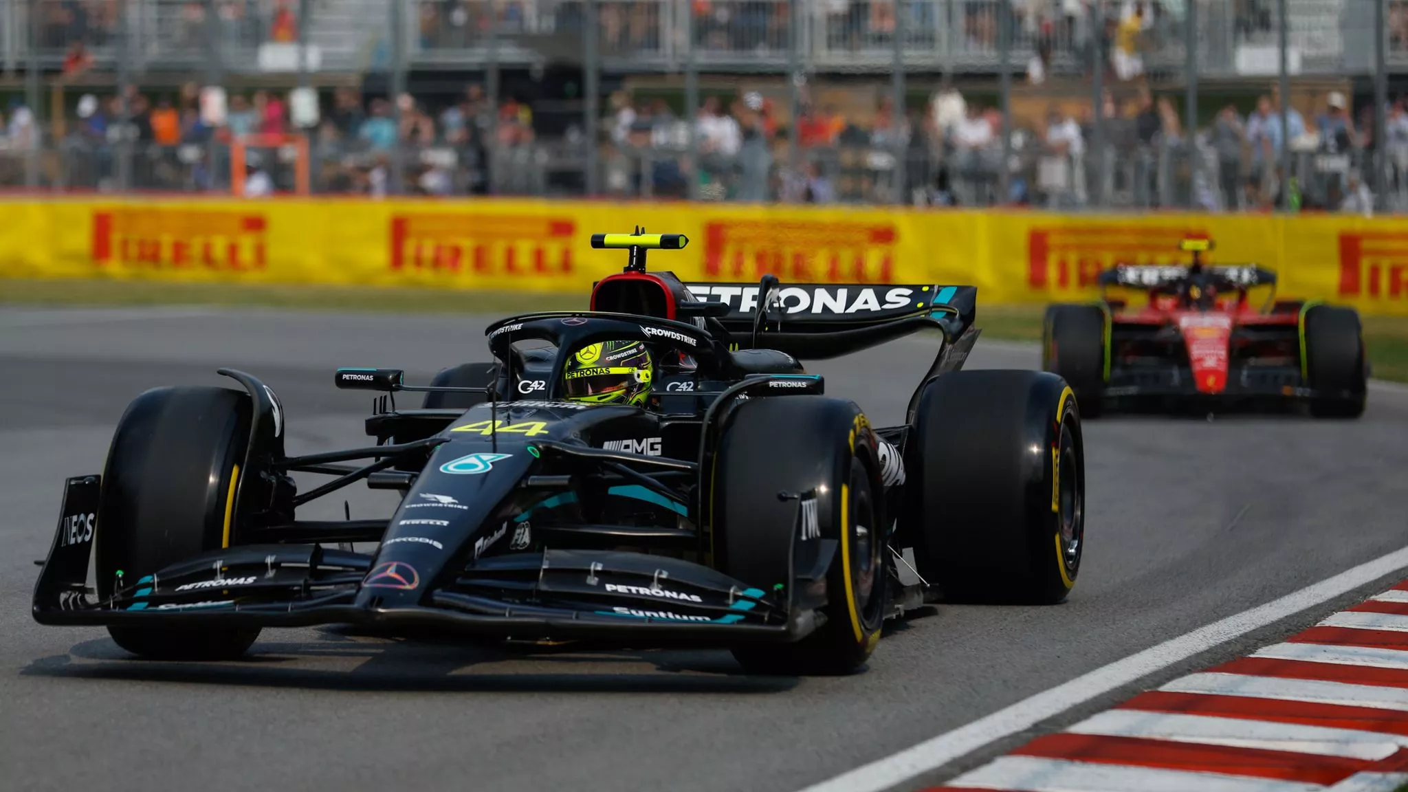 hamilton leads russell in mercedes one two hamilton leads russell in mercedes one two