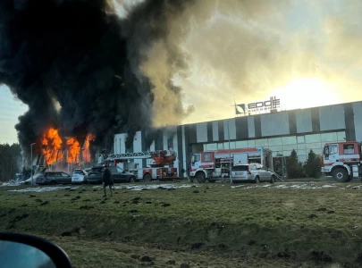 fire at latvia drone factory that supplies ukraine fire at latvia drone factory that supplies ukraine