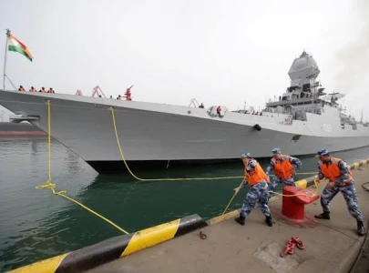 chinese militia boats cross indian asean warships exercising in south china sea chinese militia boats cross indian asean warships exercising in south china sea