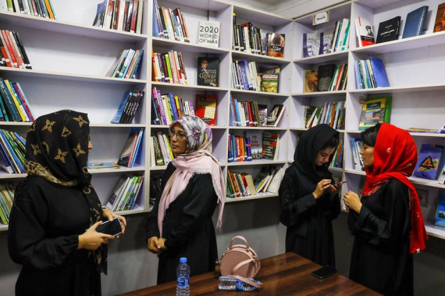 zhulia parsi and leila basim the founders of women s library attend the inauguration of women s library in kabul afghanistan august 24 2022 reuters zhulia parsi and leila basim the founders of women s library attend the inauguration of women s library in kabul afghanistan august 24 2022 reuters
