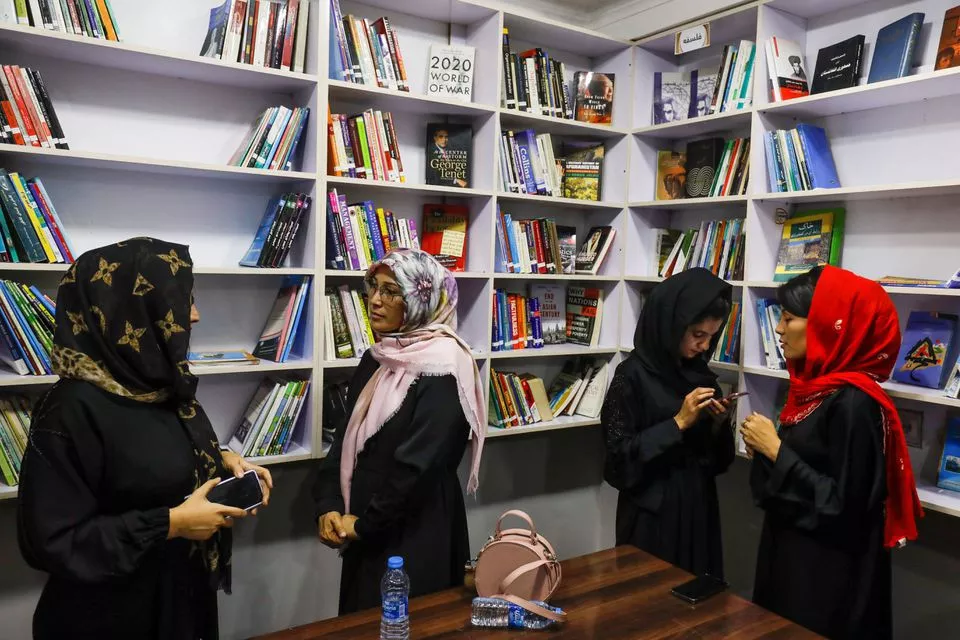zhulia parsi and leila basim the founders of women s library attend the inauguration of women s library in kabul afghanistan august 24 2022 reuters zhulia parsi and leila basim the founders of women s library attend the inauguration of women s library in kabul afghanistan august 24 2022 reuters