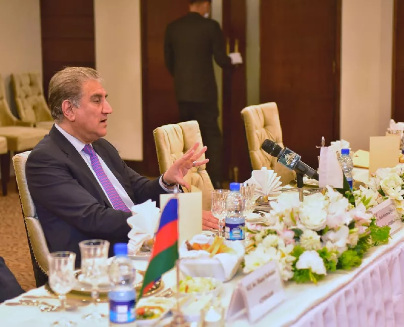 foreign minister shah mahmood qureshi addressing an event in islamabad photo app foreign minister shah mahmood qureshi addressing an event in islamabad photo app