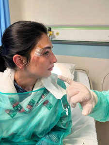 aseefa thanks well wishers medical staff for aid after drone injury aseefa thanks well wishers medical staff for aid after drone injury