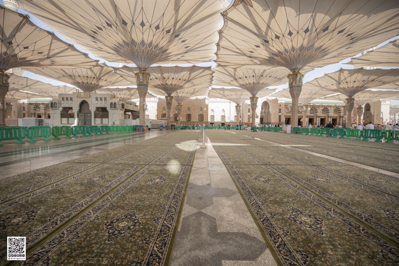 The amazing features of the hi-tech prayer mats at the two Holy Mosques