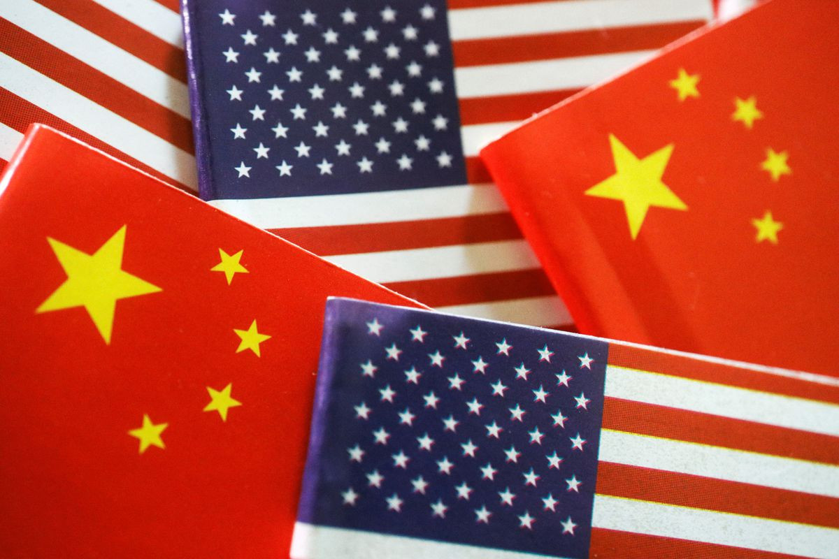 flags of u s and china are seen in this illustration picture taken august 2 2022 reuters florence lo illustration