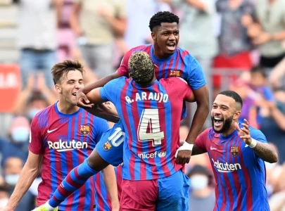 ansu inspires barcelona to victory