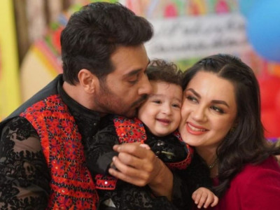 in pictures faysal quraishi marks son s first birthday