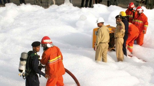 firefighters hot in karachi cold in hyderabad