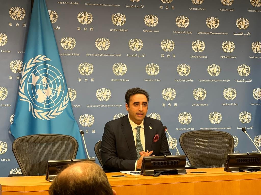 foreign minister bilawal bhutto zardari adresses a news conference in new york photo radiopak