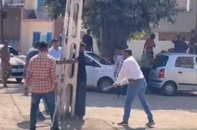 watch muslim men flogged for disrupting religious event in india