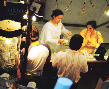 floods wash away shoppers