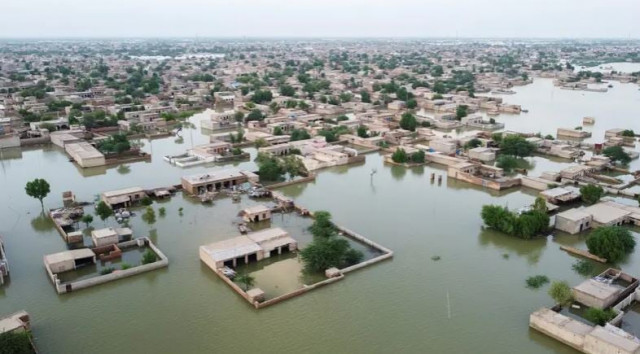 a general view of the submerged houses following rains and floods during the monsoon season in dera allah yar district jafferabad pakistan september 1 2022 photo reuters a general view of the submerged houses following rains and floods during the monsoon season in dera allah yar district jafferabad pakistan september 1 2022 photo reuters