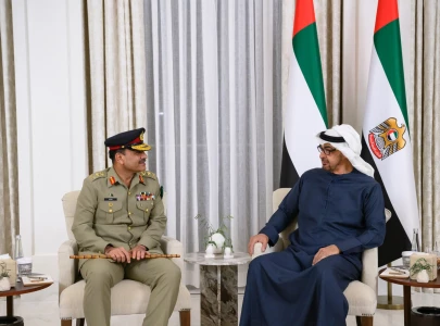 coas uae president discuss bilateral ties