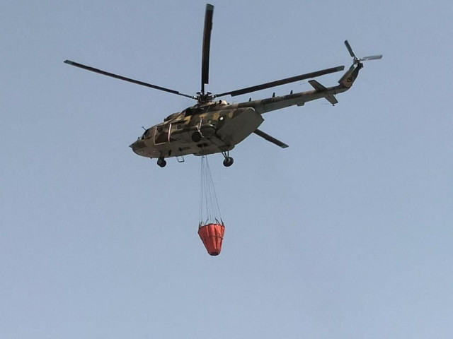 ispr says fire is mostly on mountain tops away from population centres but continues to spread due to hot weather photo ispr ispr says fire is mostly on mountain tops away from population centres but continues to spread due to hot weather photo ispr