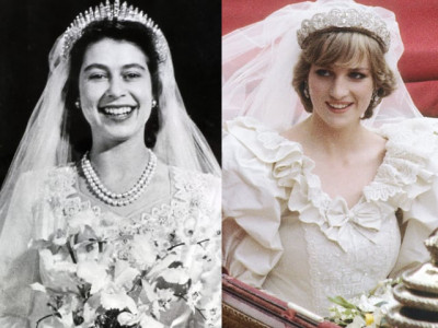 crown jewels looking back at tiaras worn by british royals