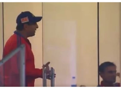 watch wasim akram engage in animated exchange with shoaib malik