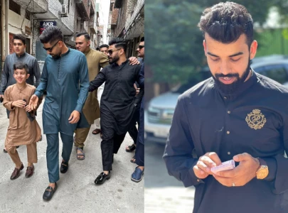 babar visits childhood home shadab counts eidi rizwan shares beautiful message