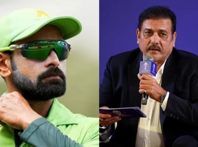hafeez takes an indirect dig at ravi shastri after shaheen s fifer