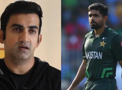 real no 1 is one who wins matches gambhir slams babar