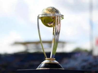 icc world cup 2023 trophy heads to pakistan after delay