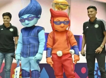 world cup or tri series icc s mascots reveal video draws flak from fans