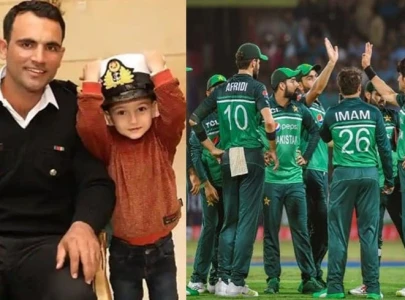 fakhar s son savage reply to players who teased him when opener got out for duck