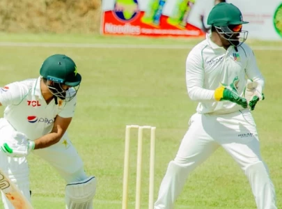 haseebullah s century gives shaheens 298 run lead