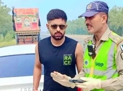 babar azam fined for two traffic violations in lahore