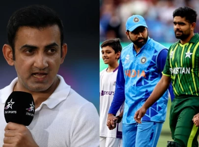 gautam gambhir roots for india pakistan t20 world cup 2024 final