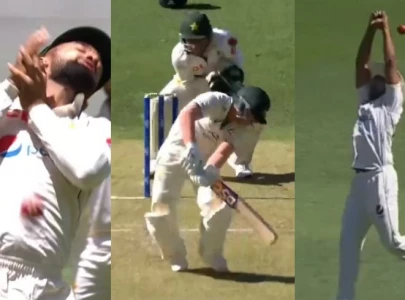 watch dropped catches missed stumping cost pakistan on day one of perth test