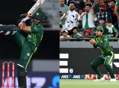 saim ayub registers multiple records in first t20i against new zealand