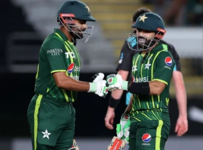 babar achieves milestone rizwan equals pakistan s t20i sixes record