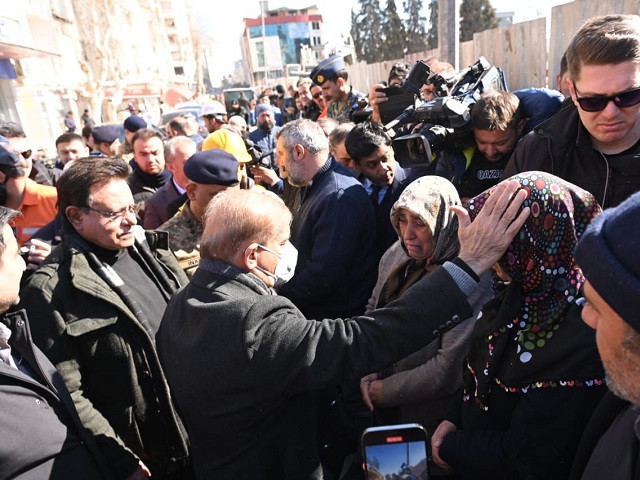 prime minister shehbaz sharif empathises with turkish earthquake affectees photo pml n twitter