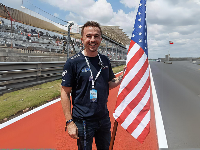 frankie muniz at the circuit of the americas photo fia world endurance championship instagram