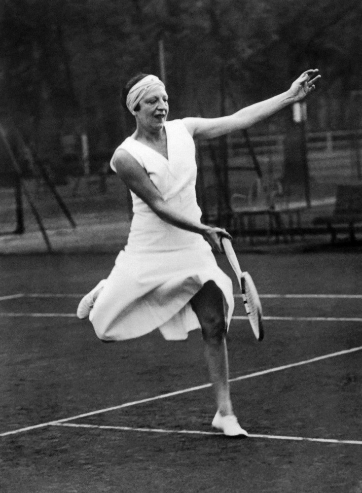 Women such as French legend Susanne Lenglen were only allowed to take part in sports such as tennis during the early Olympics. PHOTO: AFP