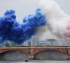 smoke clouds in the tricolours of the france flag are seen at pont d austerlitz during the opening ceremony of the paris 2024 olympics july 26 2024 photo reuters