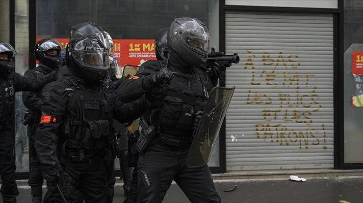 a file photo of french policemen photo anadolu agency