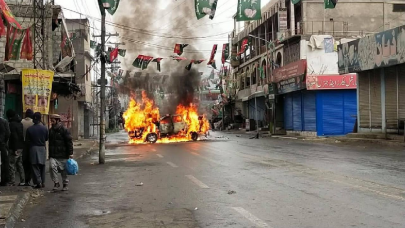 protest sparked by g b poll rigging claims turns violent protest sparked by g b poll rigging claims turns violent