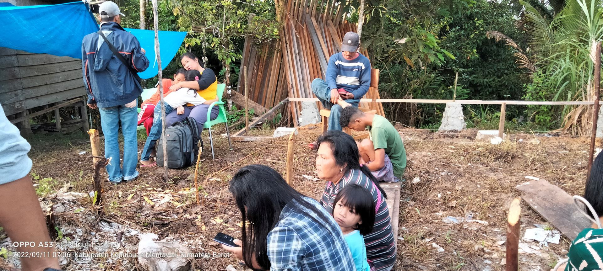 residents evacuate following an earthquake in mentawai islands indonesia in this picture obtained from social media instagram julihasanah via reuters