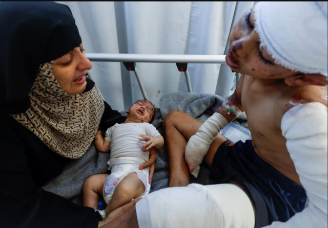 israeli airstrike in gaza leaves young boy wounded and his mother dead