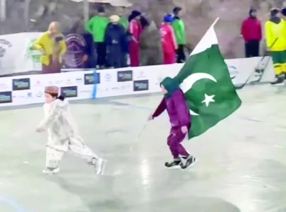 ice hockey and fireworks ignite frozen g b