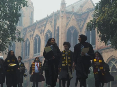 pakistani potterheads transform university campus into hogwarts