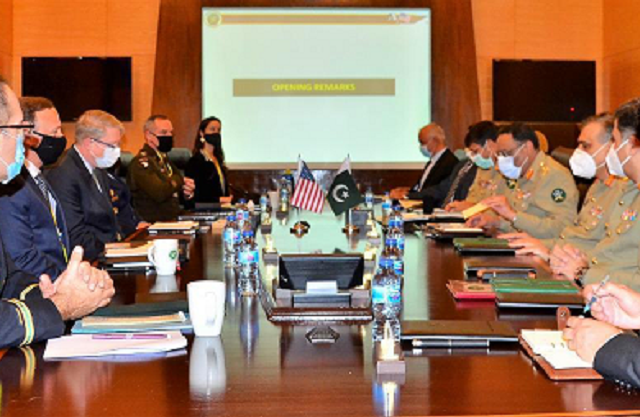 Pak-US delegation meets at GHQ - Vimarsana News
