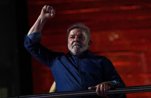 brazil s former president and presidential candidate luiz inacio lula da silva reacts at an election night gathering on the day of the brazilian presidential election run off in sao paulo brazil october 30 2022 reuters mariana grei brazil s former president and presidential candidate luiz inacio lula da silva reacts at an election night gathering on the day of the brazilian presidential election run off in sao paulo brazil october 30 2022 reuters mariana grei